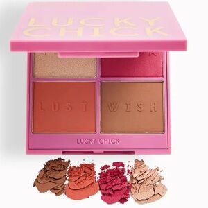 Lucky Chick Angel Baby Face Palette – Blush, Bronze & Highlight Quad